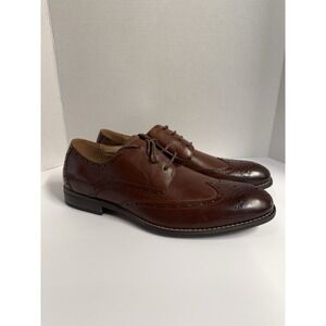 Bruno Marc Mens 10.5 Dark Brown New In Box JFB19001M Wingtip Oxford Shoes